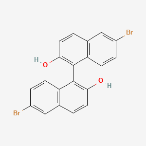 molecular formula C20H12Br2O2 B3428150 (R)-(-)-6,6'-二溴-1,1'-联-2-萘酚 CAS No. 65283-60-5