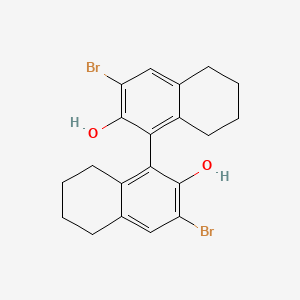 (R)-3,3'-Dibromo-5,5',6,6',7,7',8,8'-octahydro-[1,1'-binaphthalene]-2,2'-diol