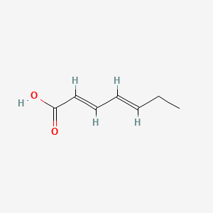 molecular formula C7H10O2 B3428195 2,4-Heptadienoic acid CAS No. 65518-46-9