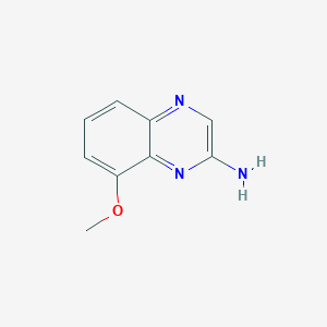 molecular formula C9H9N3O B3428251 8-Methoxyquinoxalin-2-amine CAS No. 659729-71-2