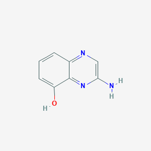 5-Quinoxalinol, 3-amino-