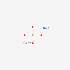 molecular formula CaNaO4P B3428262 Calcium sodium phosphate CAS No. 65997-17-3