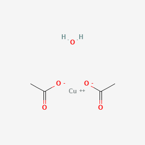 molecular formula C4H8CuO5 B3428307 乙酸铜一水合物 CAS No. 66923-66-8