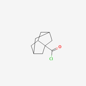 molecular formula C10H13ClO B3428313 Hexahydro-2,5-methano-pentalene-3a-carbonyl chloride CAS No. 67064-09-9