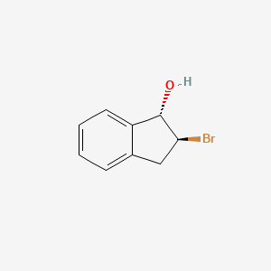 molecular formula C9H9BrO B3428330 trans-2-Bromo-1-indanol CAS No. 67528-24-9