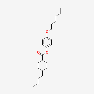 molecular formula C23H36O3 B3428335 4-Hexyloxyphenyl 4-butylcyclohexanecarboxylate CAS No. 67679-60-1