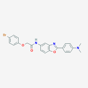 2-(4-bromophenoxy)-N-{2-[4-(dimethylamino)phenyl]-1,3-benzoxazol-5-yl}acetamide