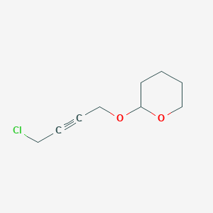 molecular formula C9H13ClO2 B3428345 2-(4-Chloro-but-2-ynyloxy)-tetrahydropyran CAS No. 67727-01-9