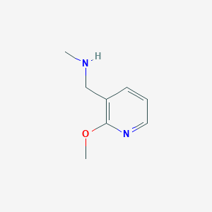 molecular formula C8H12N2O B3428349 3-Pyridinemethanamine, 2-methoxy-N-methyl- CAS No. 677349-97-2