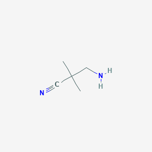 molecular formula C5H10N2 B3428357 3-Amino-2,2-dimethylpropanenitrile CAS No. 67744-70-1