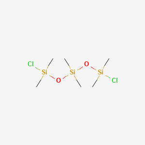 molecular formula C6H18Cl2O2Si3 B3428395 1,5-Dichlorohexamethyltrisiloxane CAS No. 67923-13-1