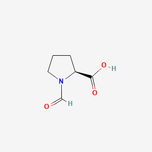 molecular formula C6H9NO3 B3428406 1-Formyl-L-proline CAS No. 67985-73-3