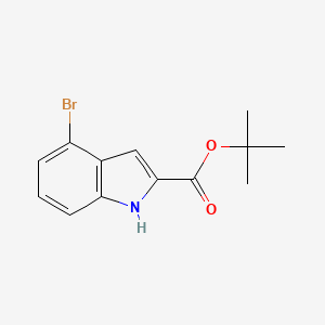 B3428450 tert-Butyl 4-bromo-1H-indole-2-carboxylate CAS No. 681288-90-4