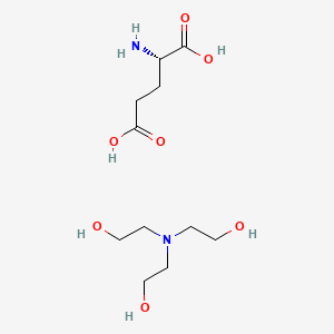 molecular formula C11H24N2O7 B3428482 Triethanolamine glutamate CAS No. 68187-29-1