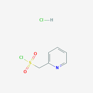 molecular formula C6H7Cl2NO2S B3428536 Pyridin-2-ylmethanesulfonyl chloride hydrochloride CAS No. 683812-80-8