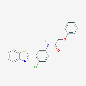 N-[3-(1,3-benzothiazol-2-yl)-4-chlorophenyl]-2-phenoxyacetamide