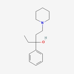 3-Phenyl-1-(1-piperidinyl)-3-pentanol