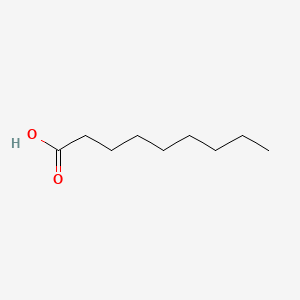 molecular formula C9H18O2 B3428693 Nonanoic acid CAS No. 68937-75-7