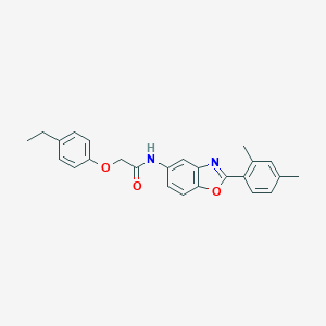 molecular formula C25H24N2O3 B342879 N-[2-(2,4-dimethylphenyl)-1,3-benzoxazol-5-yl]-2-(4-ethylphenoxy)acetamide 
