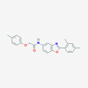 molecular formula C24H22N2O3 B342880 N-[2-(2,4-dimethylphenyl)-1,3-benzoxazol-5-yl]-2-(4-methylphenoxy)acetamide 