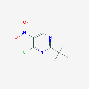 molecular formula C8H10ClN3O2 B3428873 2-(Tert-butyl)-4-chloro-5-nitropyrimidine CAS No. 70227-50-8