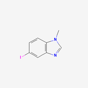 molecular formula C8H7IN2 B3428900 1H-Benzimidazole, 5-iodo-1-methyl- CAS No. 705262-59-5