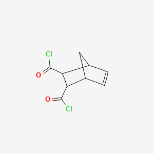 molecular formula C9H8Cl2O2 B3428916 5-Norbornene-2,3-dicarbonyl chloride, trans- CAS No. 707-80-2