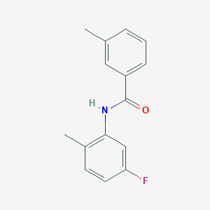 molecular formula C15H14FNO B3428965 N-(5-fluoro-2-methylphenyl)-3-methylbenzamide CAS No. 710310-21-7