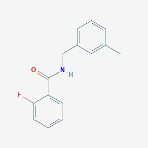 molecular formula C15H14FNO B3428968 2-fluoro-N-(3-methylbenzyl)benzamide CAS No. 710318-32-4