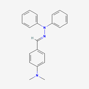 molecular formula C21H21N3 B3428995 4-(Dimethylamino)benzaldehyde diphenylhydrazone CAS No. 71135-02-9