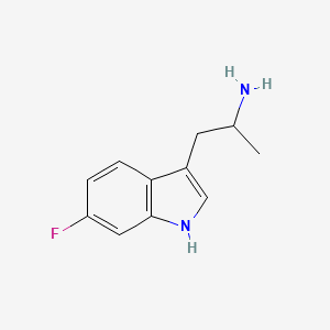 molecular formula C11H13FN2 B3429002 6-Fluoro-AMT CAS No. 712-11-8