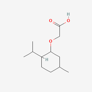 molecular formula C12H22O3 B3429018 (-)-Menthyloxyacetic acid CAS No. 71420-37-6