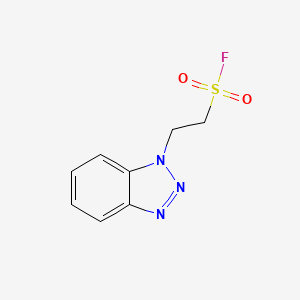 molecular formula C8H8FN3O2S B3429026 2-(1H-1,2,3-benzotriazol-1-yl)ethane-1-sulfonyl fluoride CAS No. 71517-82-3