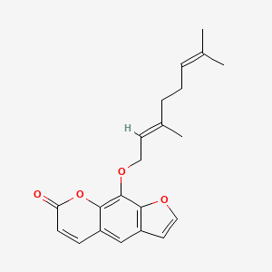 molecular formula C21H22O4 B3429045 Xanthotoxol geranyl ether CAS No. 71612-25-4