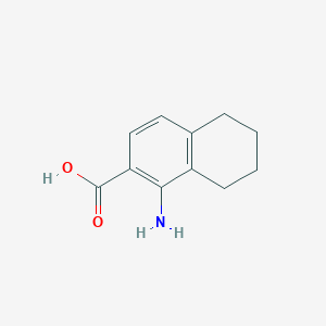molecular formula C11H13NO2 B3429098 1-Amino-5,6,7,8-tetrahydronaphthalene-2-carboxylic acid CAS No. 721942-75-2
