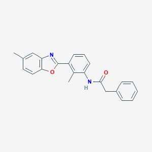 molecular formula C23H20N2O2 B342926 Cambridge id 5844220 