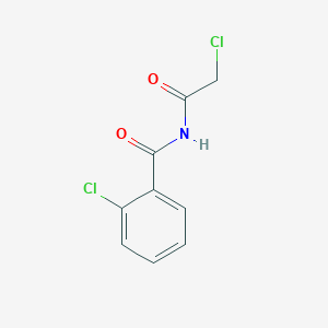 molecular formula C9H7Cl2NO2 B3429270 2-chloro-N-(2-chloroacetyl)benzamide CAS No. 734543-01-2