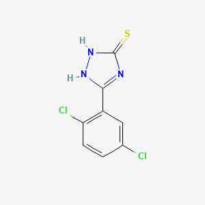 molecular formula C8H5Cl2N3S B3429290 5-(2,5-dichlorophenyl)-4H-1,2,4-triazole-3-thiol CAS No. 735322-62-0