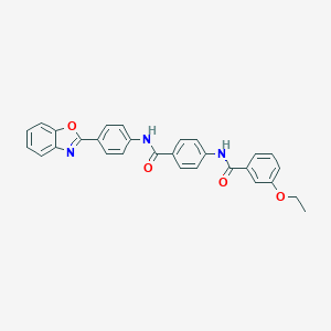 N-(4-{[4-(1,3-benzoxazol-2-yl)anilino]carbonyl}phenyl)-3-ethoxybenzamide