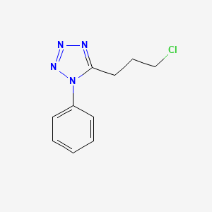 molecular formula C10H11ClN4 B3429344 5-(3-chloropropyl)-1-phenyl-1H-1,2,3,4-tetrazole CAS No. 73963-34-5