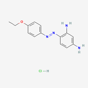 molecular formula C14H17ClN4O B3429434 Ethoxazene hydrochloride CAS No. 74367-87-6