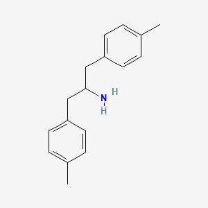 molecular formula C17H21N B3429471 1,3-Bis(4-methylphenyl)propan-2-amine CAS No. 74548-97-3