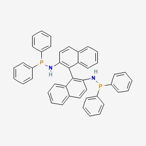 molecular formula C44H34N2P2 B3429507 N-diphenylphosphanyl-1-[2-(diphenylphosphanylamino)naphthalen-1-yl]naphthalen-2-amine CAS No. 74974-15-5