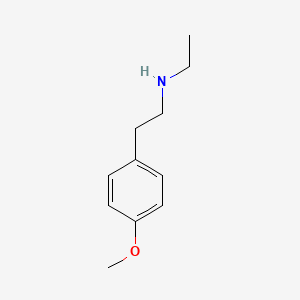 molecular formula C11H17NO B3429513 Ethyl[2-(4-methoxyphenyl)ethyl]amine CAS No. 749849-18-1