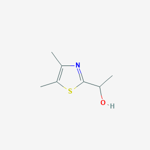 molecular formula C7H11NOS B3429588 1-(4,5-Dimethyl-thiazol-2-yl)-ethanol CAS No. 7531-72-8