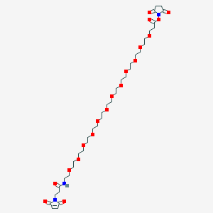 molecular formula C38H63N3O19 B3429629 Mal-amido-PEG12-NHS ester CAS No. 756525-92-5