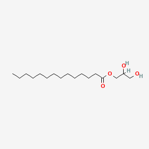 molecular formula C17H34O4 B3429637 2,3-Dihydroxypropyl tetradecanoate CAS No. 75685-84-6
