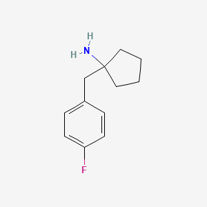 1-(4-Fluorobenzyl)cyclopentan-1-amine