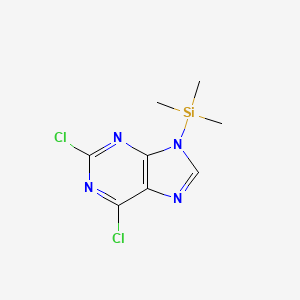 molecular formula C8H10Cl2N4Si B3429646 9-Trimethylsilyl-2,6-dichlorpurin CAS No. 75788-35-1