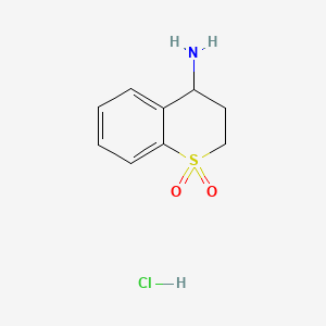 1,1-dioxido-3,4-dihydro-2H-thiochromen-4-ylamine hydrochloride